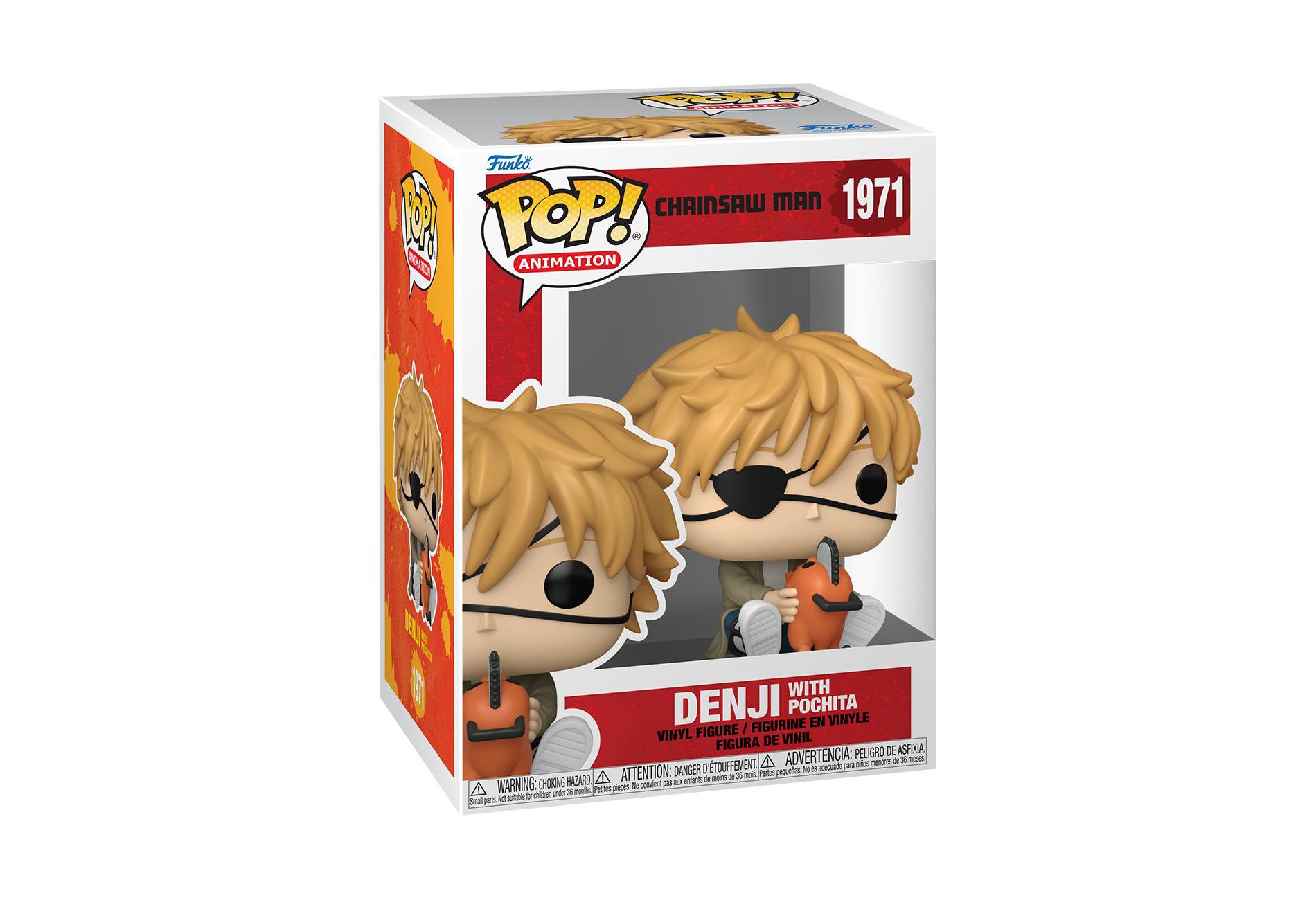Funko POP! Anime Chainsaw Man Denji with Pochita #1971!