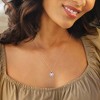Ross-Simons 1.40 ct. t.w. CZ Heart Pendant Necklace in Sterling Silver Size 18 - 2 of 3