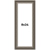 PosterPalooza | Panoramic Weathered Black Picture Frame - UV Acrylic, Foam Board Backing, Hanging Hardware - 2 of 4