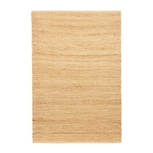 Delara Handwoven Jute and Cotton Area Rug - Natural Rug, Farmhouse Accent Rug for Living Room, Bedroom - 1 of 4