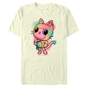 Men's Gabby's Dollhouse Colorful Pandy Paws T-Shirt - 1 of 4