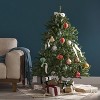 GDFStudio Cecilia 4.5 Foot Norway Spruce Unlit Hinged Artificial Christmas Tree - 2 of 4
