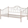 HomeStock Metal Daybed with Metal Slats Pink Lily rose - 2 of 4