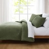 Lush Décor Full/Queen Arden Ribbed Corduroy Comforter Green - 3 of 4