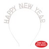 Beistle Rhinestone Happy New Year Headband, One Size Fits Most, Pack of 2 Multicolored - 3 of 4