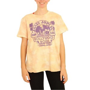 Junk Food Womens Janis Joplin Live Graphic T-Shirt - 1 of 4