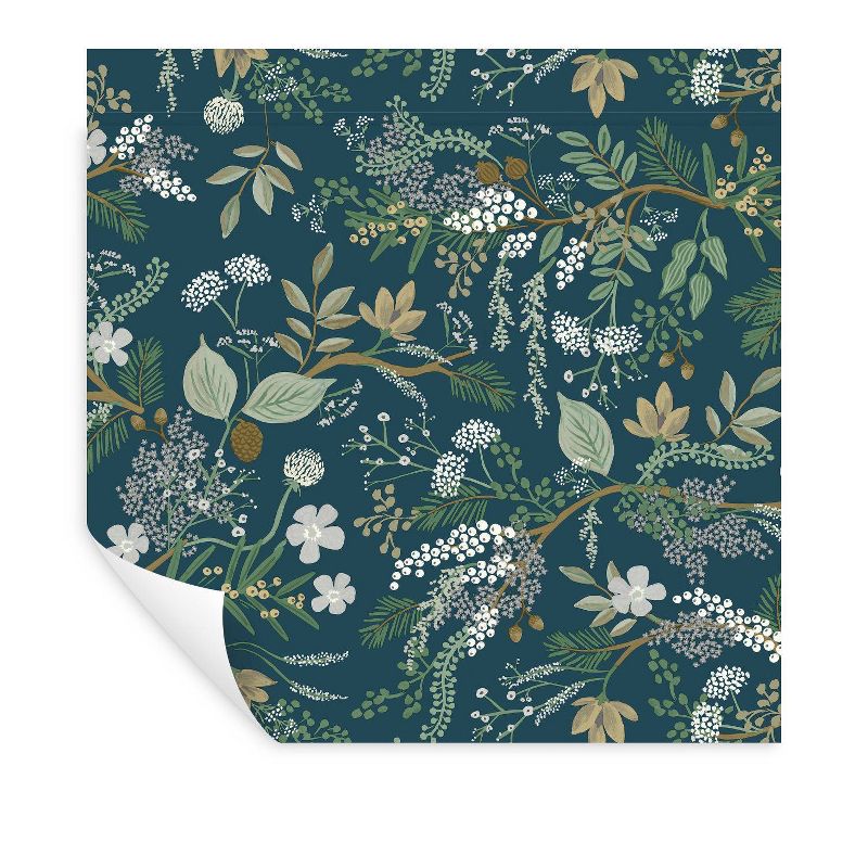 Rifle Paper Co. Juniper Forest Peel and Stick Wallpaper Evergreen, 5 of 8