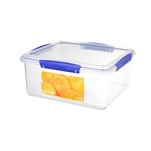 Rubbermaid Takealong 11.7 Cup Plastic 2pk Large Square Food Storage  Container Clear : Target