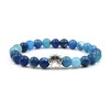 PawZee Azure Agate Paw Print Charm Bracelet - 2 of 3