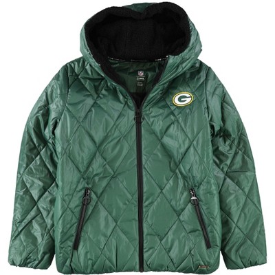 G-III Sports Womens Green Bay Packers Puffer Jacket