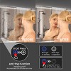 Vynxaria 28" x 36" LED Bathroom Mirror: Versatile Lighting with Anti-Fog and Shatter-Proof Features - 4 of 4