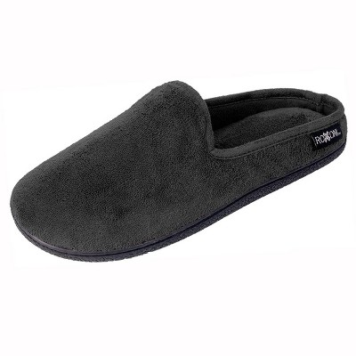 Roxoni Men's Slippers Slip On Terry Clog Comfort House Slipper Indoor/Outdoor