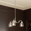 Kichler Lighting Aivian 3 - Light Chandelier in  Nickel Textured - 3 of 3