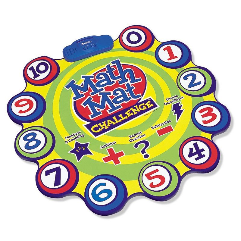 Learning Resources Math Mat Challenge Game, Early Math Skills, Ages 4+, 1 of 6