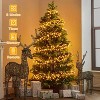 Ollny 1000 LED Warm White Christmas Cluster Lights (Green Cable, Plug in, 8 Modes, IP44 Waterproof) - 3 of 4