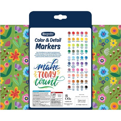 Crayola 50ct Color and Detail Markers