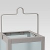 10" Rectangular Pillar Outdoor Lantern Candle Holder - Room Essentials™ - image 2 of 2