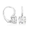 Ross-Simons 3.20 ct. t.w. Moissanite Earrings in Sterling Silver - 3 of 4