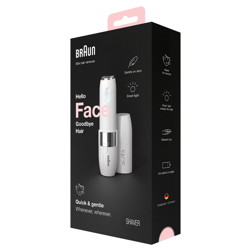 Braun Electric Mini Facial Hair Remover with Smartlight - FS1000, 3 of 9