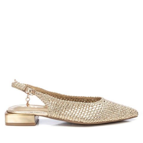 Обувь Carmela XTI Women's Braided Slingback Flats 143794 Gold 6