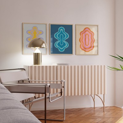 Natural Oak Wood 12x12 Picture Frames Set of 3