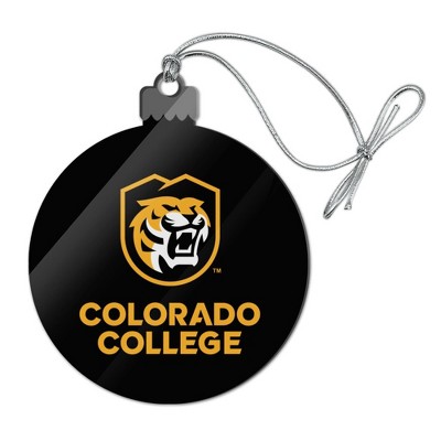 Colorado College Tigers Logo Acrylic Christmas Tree Holiday Ornament