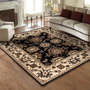 Gertmenian Majestic Moena Traditional Floral Wide Border Polypropylene Indoor Area Rug - 1 of 4