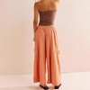 Clearlove Womens Wide Leg Pants Colorful Striped Casual Loose Drawstring Travel Palazzo Pants with Pockets - 3 of 3