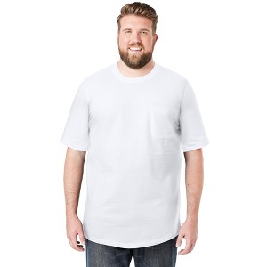 Boulder Creek by KingSize  Heavyweight Crewneck Pocket T-Shirt - 1 of 4