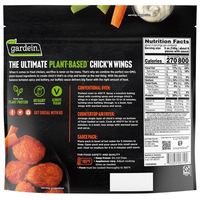 Gardein Ultimate Frozen Vegan Buffalo Boneless Wings - 14.8oz