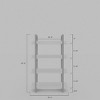 Bookcase Modern Solid Wood Frame with Open Shelves and Anti-Tip Design for Living Room 31.4in Wide - 3irtyhousy - 4 of 4