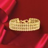 Ross-Simons Italian 18kt Gold Over Sterling Multi-Row Heart Bracelet - 3 of 4