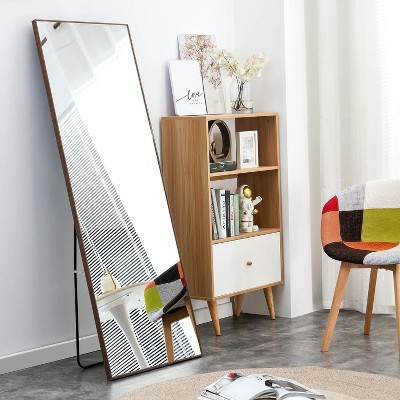 Acekool 65 x 23 Inch Full Length Mirror, Wood Frame Wall Mirror, Shatterproof HD Glass, for Bedroom, Living Room, Dressing Room