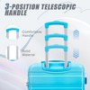KTMBDW Luggage 3 Piece Set Suitcase Spinner Hardshell Lightweight TSA Lock (Gradient) - 4 of 4