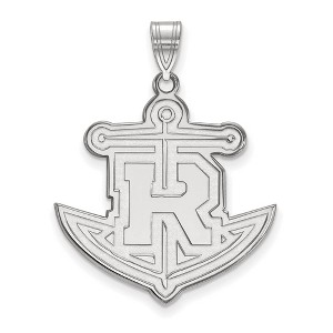 Black Bow Jewelry 14k White Gold Rollins College Tars NCAA Extra Large Pendant - 1 of 3
