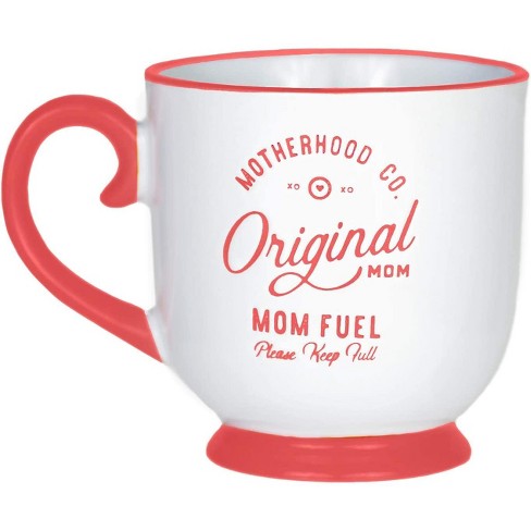 Amici Home Motherhood Large Ceramic Coffee Mug, Mom Fuel, Coffee, Latte,  Tea, And Hot Chocolate Cups, Gift For Mother's Day ,20-ounce : Target
