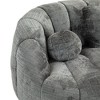 NicBex Couches for Living Room Modern Bean Bag Sofa Chenille Upholstered Comfort Lounger High Back Couch for Apartment - 4 of 4