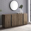 CAVINAS Mid-Century Modern TV Stand with 3-Drawer for TVs up to 80" Entertainment Center for Living Room - 2 of 4