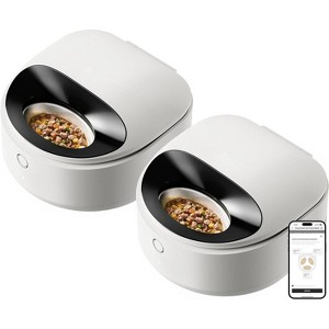 Automatic Wet Food Feeder with Refrigeration, App Controlled Pet Food Dispenser for Cats - 1 of 4
