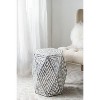 Kumasinova 16x14x18" On-Trend Hexagonal End Table,2-In-1 Garden Stools for Living Room & Garden,Premium MDF Sofa Side Table,Art Deco - 2 of 4
