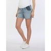 Women's Under the Belly  Cut Off Denim Maternity Short | Motherhood Maternity - 3 of 4
