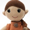 Ruvalino Baby and Toddler Learning Toys 100% Handcrafted Cotton Knitted Soft Princess Plush Toy, Multi, 19"*16"*1" - 3 of 4