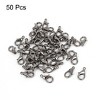 Unique Bargains Bracelet Chain Connectors Lobster Claw Clasp 14mm Dark Gray 50 Pcs - 2 of 4