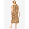 Dreams & Co. Plus Size Long Sleeveless Sleepshirt - 3 of 4
