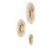Brewster (Set of 3) Sunburry Gold Sunburst Metal Wall Arts: Iron Sculptures, Contemporary Decor, Nature Inspired - 4 of 4