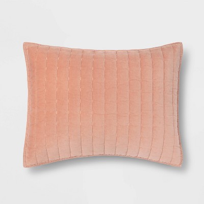Channel Stitch Velvet Quilt Sham - Threshold™