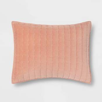 Euro Camila Cotton Quilted Sham Navy : Target