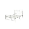 Racxily Metal Bed Frame, Unique Flower Design with Headboard & Footboard - 2 of 4