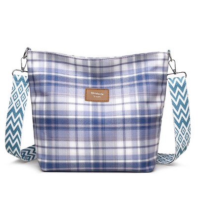Boersma Large Capacity Contrast Color Shoulder Bag – Stylish Commuter Messenger Tote for Work, Travel & Daily Use