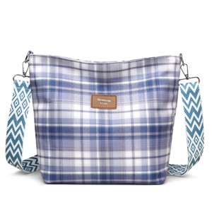 Boersma Large Capacity Contrast Color Shoulder Bag – Stylish Commuter Messenger Tote for Work, Travel & Daily Use - 1 of 4